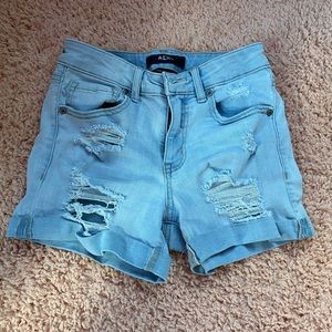 aeropostale denim jean shorts